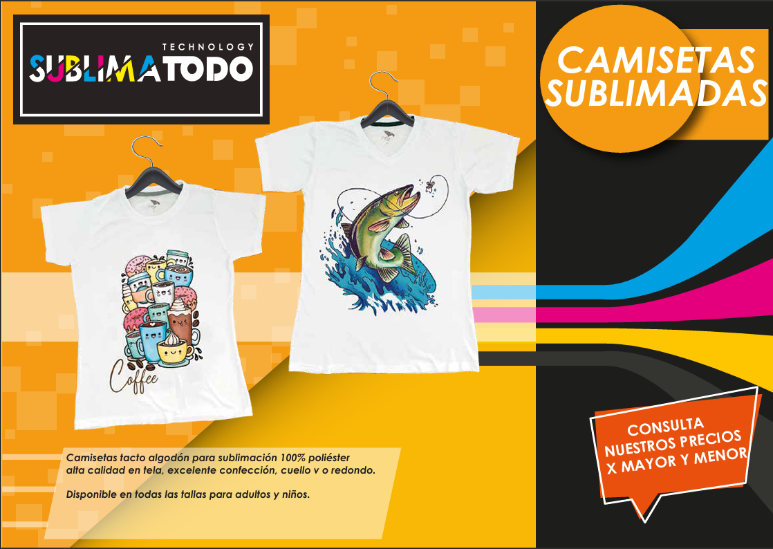 Camisetas Sublimadas